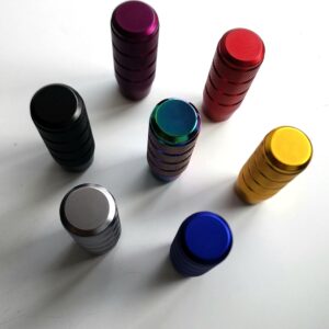 Aluminum non-slip gear knob